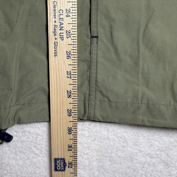 Old Navy Mens Convertible Anorak Jacket Size XL Olive Green Zip Off Sleeves NWT - Picture 8 of 8